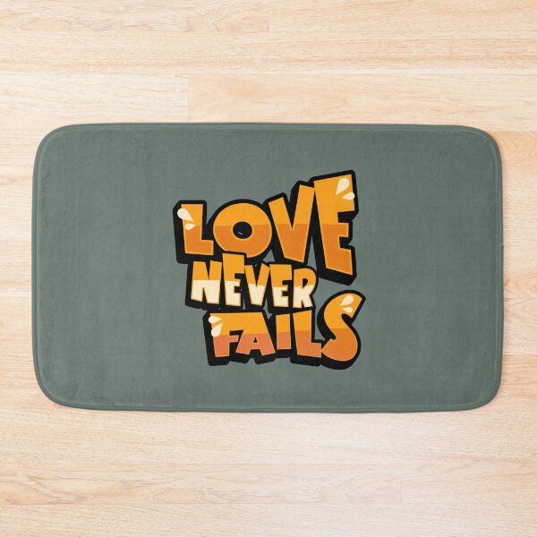 Item preview, Love Never Fails 1 Corinthians 13:8 Faith Looks Good designed and sold by FaithLooksGood.