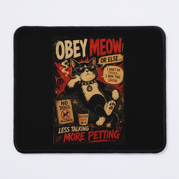 Item preview, Boss Cat Attitude Vintage Rebel Kitty Retro Pet Humor designed and sold by Modaozushi216.
