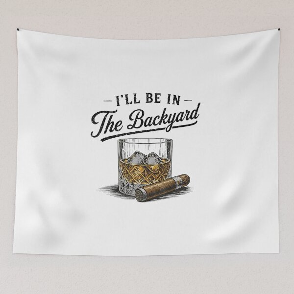 Item preview, Backyard Whiskey Cigar Relaxation Classic T-Shirt designed and sold by Animalfacts002.