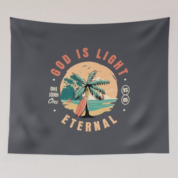 Item preview, God is Light Eternal 1 John 1:5 Faith Looks Good designed and sold by FaithLooksGood.