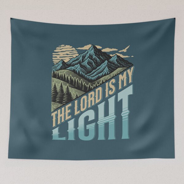 Item preview, The Lord Is My Light Psalm 27:1 Faith Looks Good designed and sold by FaithLooksGood.