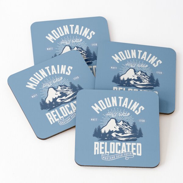 Item preview, Mountains Relocated Matthew 17:20 Faith Looks Good designed and sold by FaithLooksGood.
