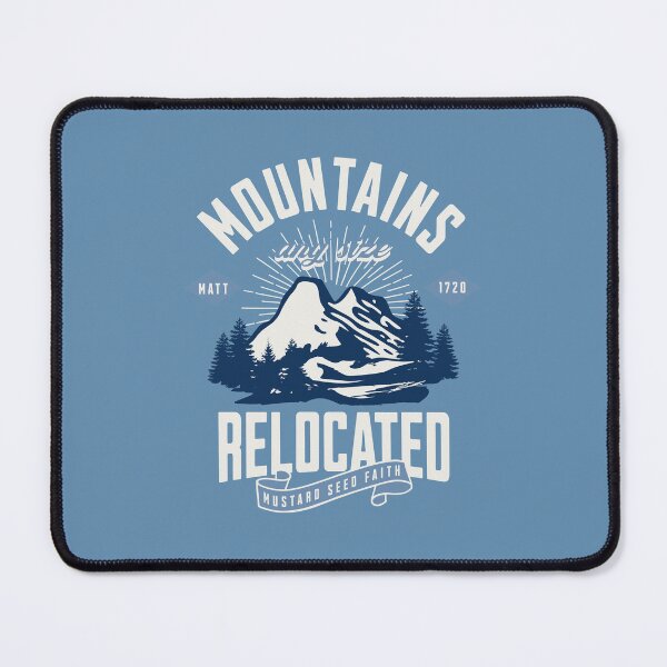 Item preview, Mountains Relocated Matthew 17:20 Faith Looks Good designed and sold by FaithLooksGood.