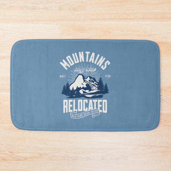 Item preview, Mountains Relocated Matthew 17:20 Faith Looks Good designed and sold by FaithLooksGood.