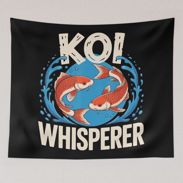 Item preview, Koi Whisperer Colorful Japanese Koi Pond Fish Lover designed and sold by titanlevi.