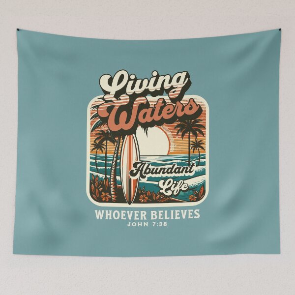 Item preview, Living Waters Abundant Life John 7:38 Faith Looks Good designed and sold by FaithLooksGood.