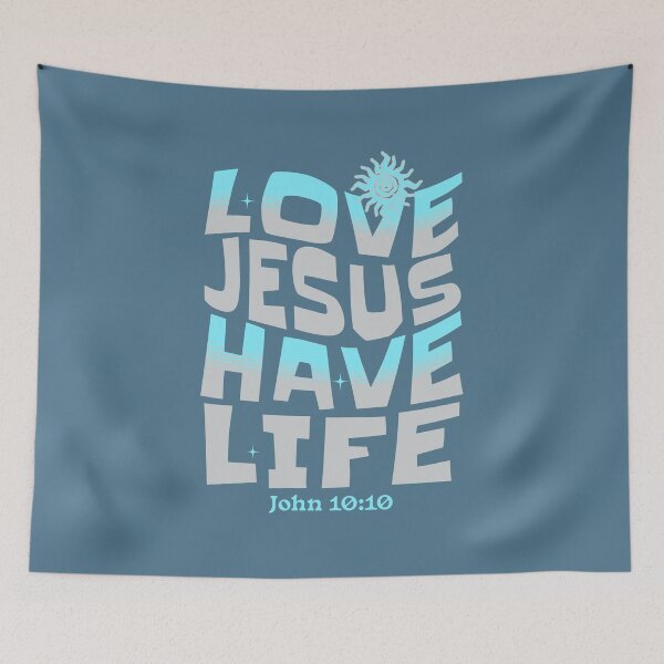 Item preview, Love Jesus Have Life John 10:10 Faith Looks Good designed and sold by FaithLooksGood.