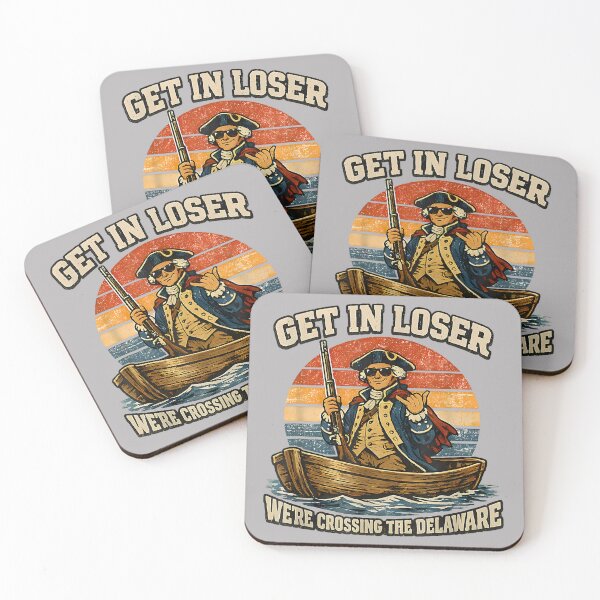Item preview, Retro GET in Loser We’re Crossing The Delaware Patriotic designed and sold by GreggRoss.
