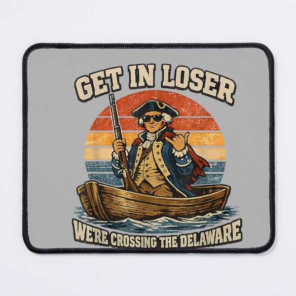 Item preview, Retro GET in Loser We’re Crossing The Delaware Patriotic designed and sold by GreggRoss.