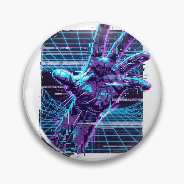 Item preview, Y2K Glitch Art Error Code Retro Cyberpunk Tech designed and sold by PictoVibe.