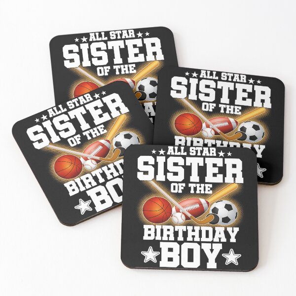 Item preview, Proud Sister of the Birthday Boy Basketball and Soccer Celebration designed and sold by allistermariam.