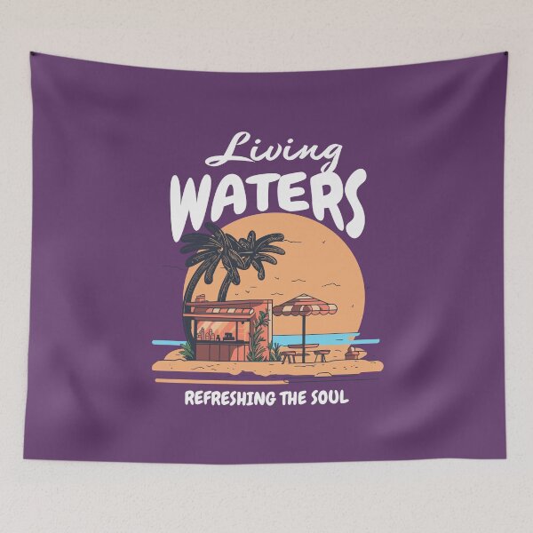 Item preview, Living Waters Refreshing the Soul Faith Looks Good designed and sold by FaithLooksGood.