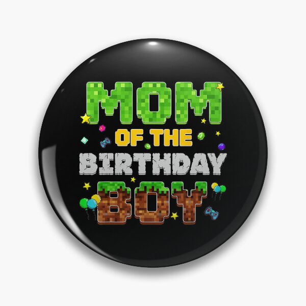 Item preview, Mom of the Birthday Boy Pixel Gaming Party Family Celebration designed and sold by FGTV2021.