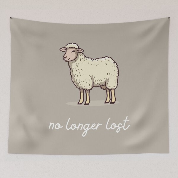 Item preview, No Longer Lost Matthew 18:12-13 Faith Looks Good designed and sold by FaithLooksGood.