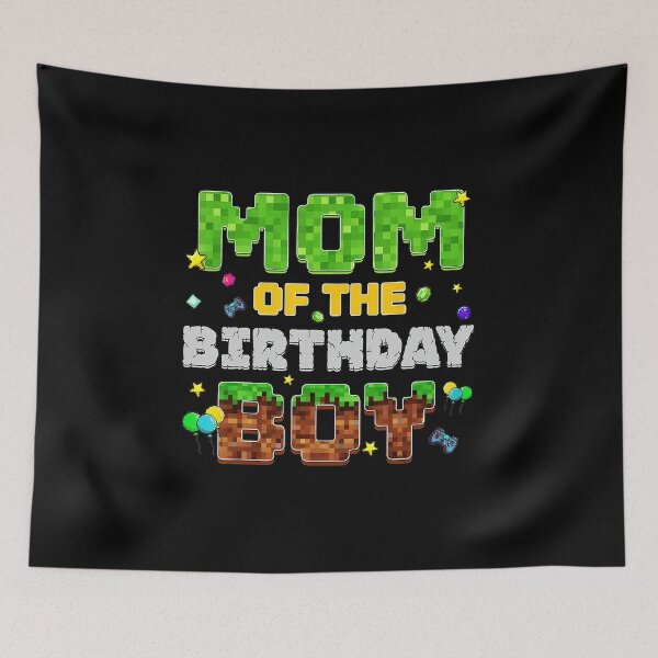 Item preview, Mom of the Birthday Boy Pixel Gaming Party Family Celebration designed and sold by FGTV2021.