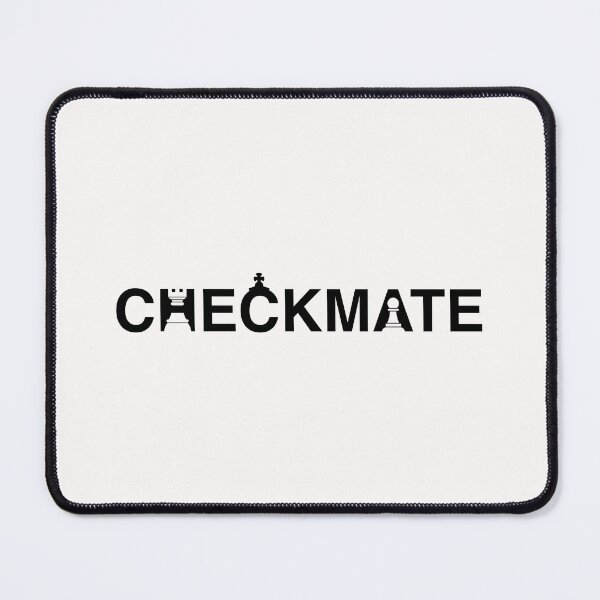 Item preview, Checkmate | Chess Piece Text | Board Games Lovers designed and sold by Quality Design.
