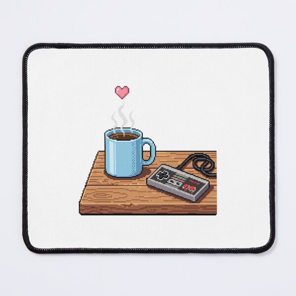 Item preview, Retro Gaming 8 Bit Pixel Art Lo Fi Cozy Coffee designed and sold by PictoVibe.
