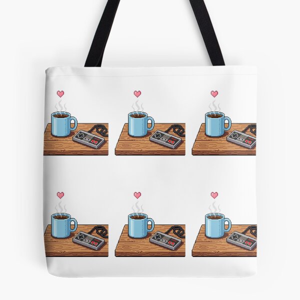 Item preview, Retro Gaming 8 Bit Pixel Art Lo Fi Cozy Coffee designed and sold by PictoVibe.