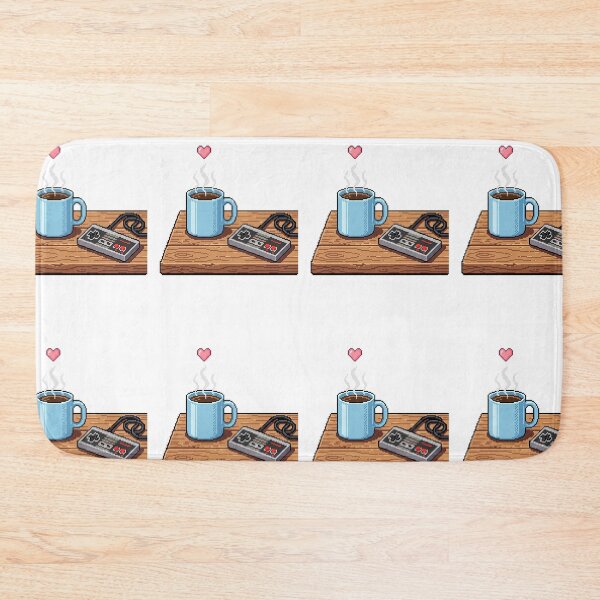 Item preview, Retro Gaming 8 Bit Pixel Art Lo Fi Cozy Coffee designed and sold by PictoVibe.