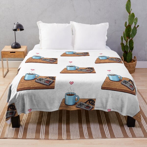 Item preview, Retro Gaming 8 Bit Pixel Art Lo Fi Cozy Coffee designed and sold by PictoVibe.
