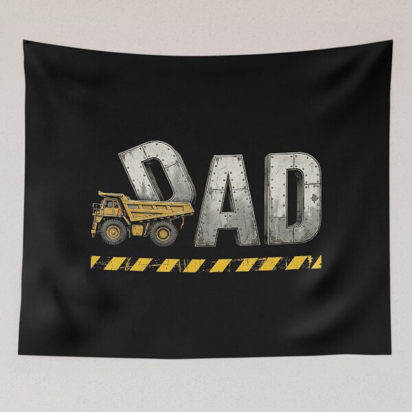 Item preview, Construction Dad Vintage Worksite Humor with Heavy Equipment designed and sold by zamiokaline.