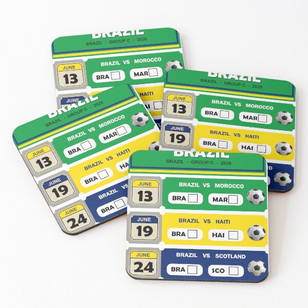 Item preview, Brazil Soccer Fan Shirt 2026 World Cup Tourney Tracker Matchday Tee designed and sold by TourneyTracker.
