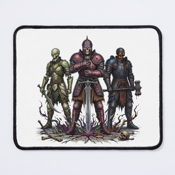 Item preview, Skull Soldier Dark Fantasy Warrior. designed and sold by HorrorInkStudio.