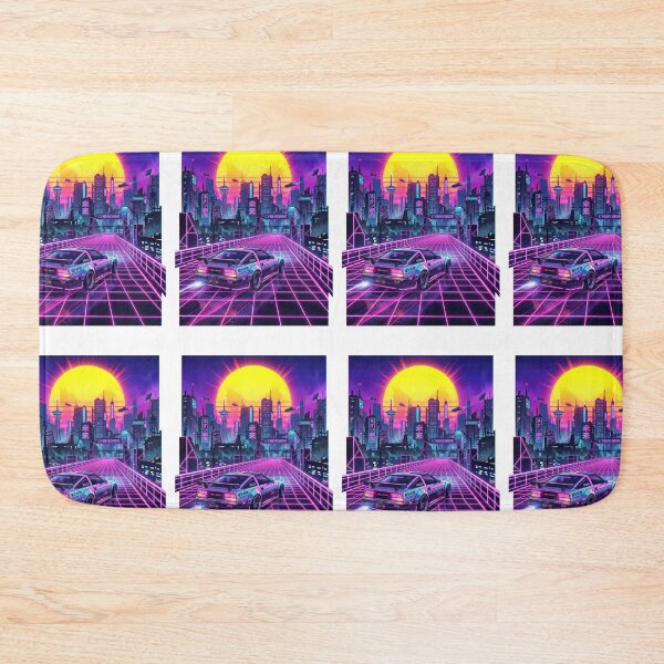 Item preview, Vaporwave Cyberpunk Dystopia 2026 Retro Neon Grid designed and sold by PictoVibe.