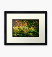 Autumn - Alone with your thoughts Framed Print