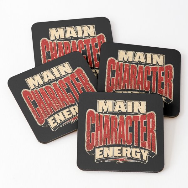Item preview, "Main Character Energy" Bold Grunge Typography designed and sold by aashcreat.
