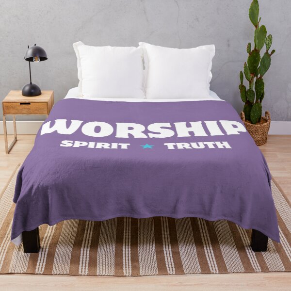 Item preview, Worship Spirit Truth John 4:24 Faith Looks Good designed and sold by FaithLooksGood.