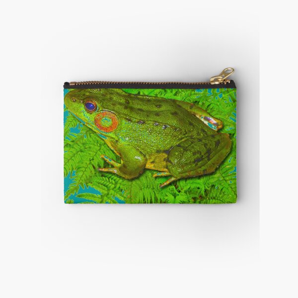 Item preview, GREEN SWAMP FROG & GREEN FERNS  designed and sold by sharlesart.