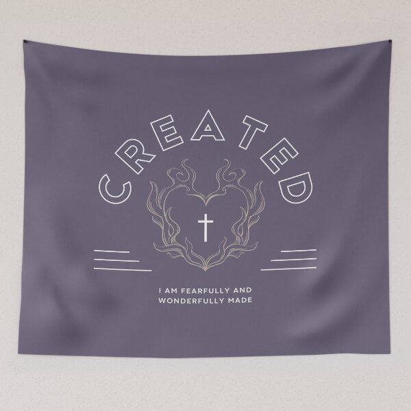 Item preview, Created I Am Fearfully and Wonderfully Made Psalm 139 Faith Looks Good designed and sold by FaithLooksGood.