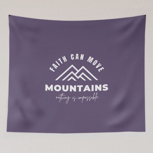 Item preview, Faith Can Move Mountains 1 Corinthians 13:2 Faith Looks Good designed and sold by FaithLooksGood.