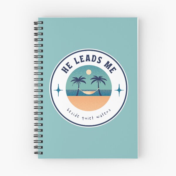 Item preview, He Leads Me Beside Quiet Waters Psalm 23 Faith Looks Good designed and sold by FaithLooksGood.