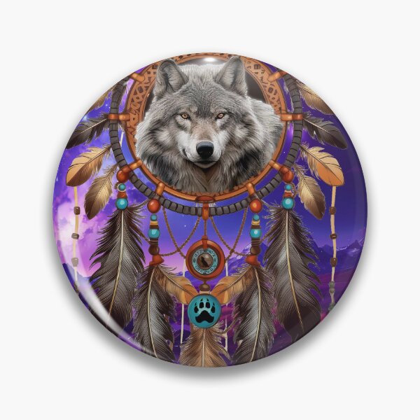 Item preview, Wolf Dreamcatcher2 designed and sold by Karen Wood.