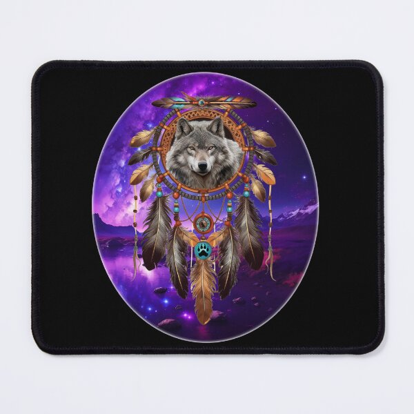 Item preview, Wolf Dreamcatcher2 designed and sold by Karen Wood.