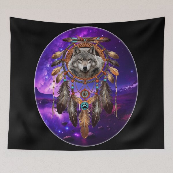 Item preview, Wolf Dreamcatcher2 designed and sold by Karen Wood.
