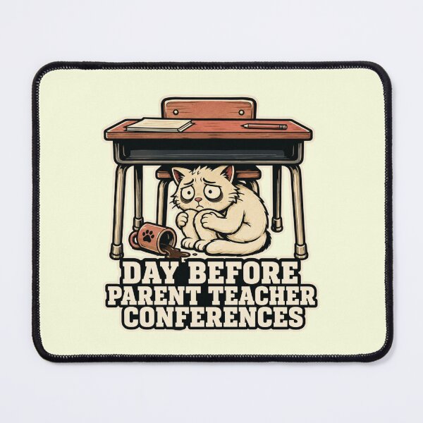 Item preview, Funny Teacher Gift Sarcastic Cat Burnout Humor Appreciation designed and sold by Gentlestate.