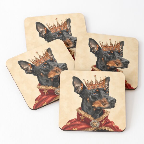 Item preview, Doberman Pinscher King Portrait designed and sold by prettykaler.