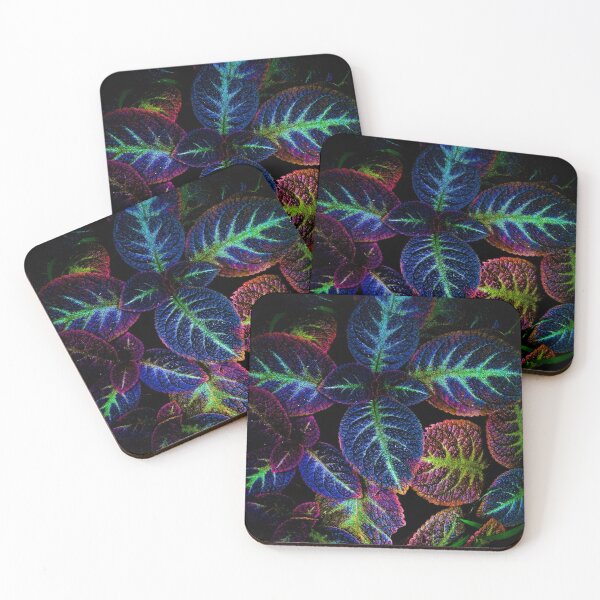 Item preview, Iridescent Leaves Glow Art designed and sold by Dew Drop Designs.
