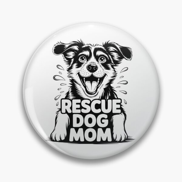 Item preview, Rescue Dog Mom – Proud Pet Adoption Design designed and sold by Cool-cat-art.