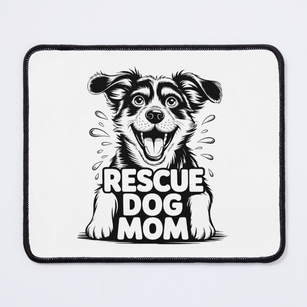 Item preview, Rescue Dog Mom – Proud Pet Adoption Design designed and sold by Cool-cat-art.