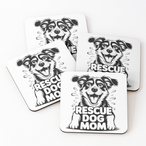 Item preview, Rescue Dog Mom – Proud Pet Adoption Design designed and sold by Cool-cat-art.