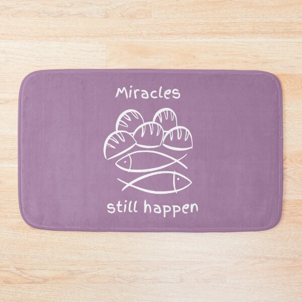 Item preview, Miracles Still Happen Matthew 14:19 Faith Looks Good designed and sold by FaithLooksGood.