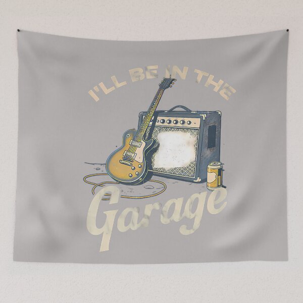 Item preview, Retro Guitarist Dad Music Lover I'll Be in The Garage Funny designed and sold by GreggRoss.