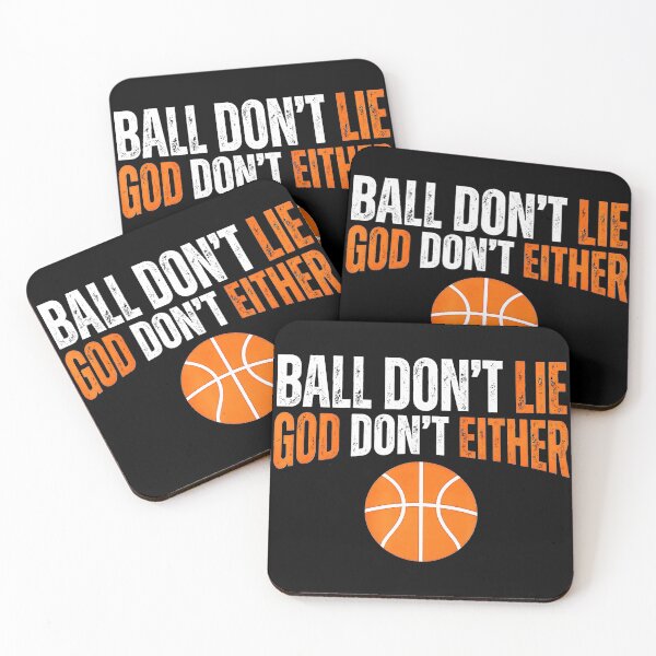 Item preview, Ball Don't Lie God Doesn't Either Christian Basketball Statement designed and sold by allistermariam.