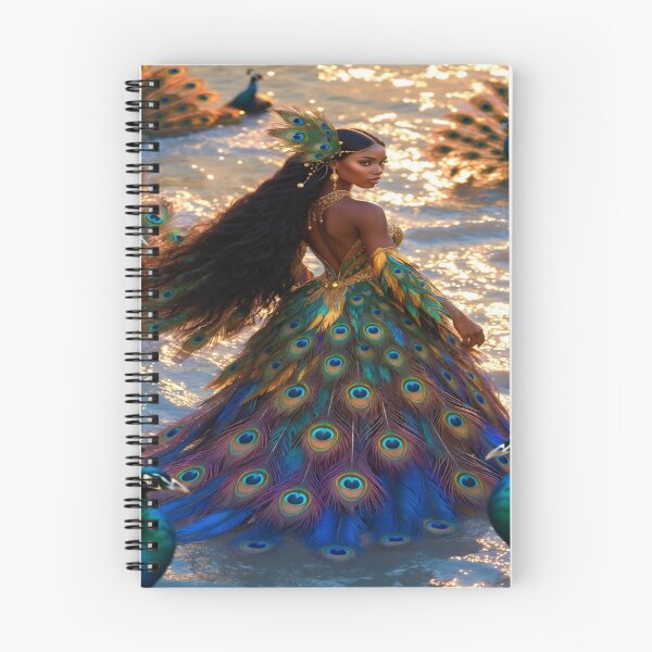 Item preview, “Oshun’s Peacock Throne: Queen of Rivers & Radiance” designed and sold by RavenCrow444.