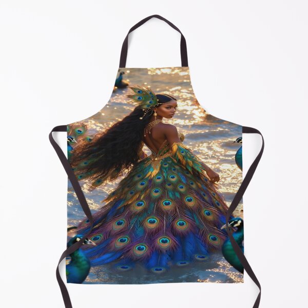 Item preview, “Oshun’s Peacock Throne: Queen of Rivers & Radiance” designed and sold by RavenCrow444.