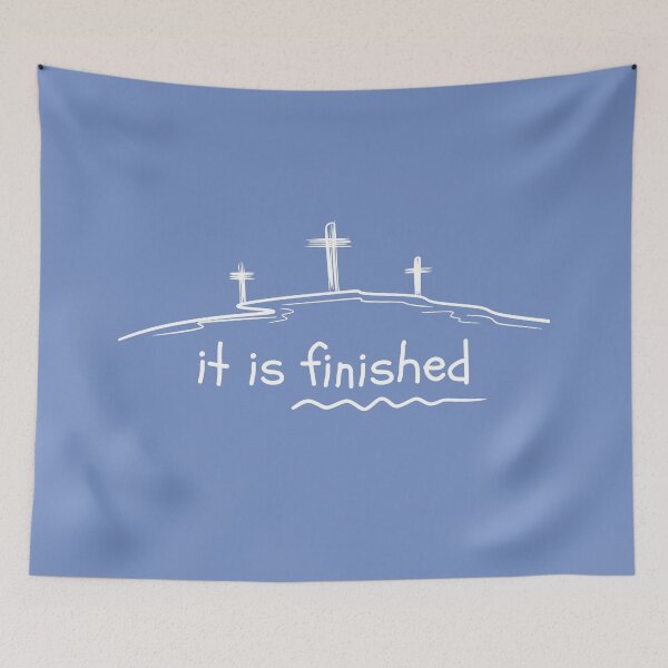 Item preview, It Is Finished John 19:30 Faith Looks Good designed and sold by FaithLooksGood.